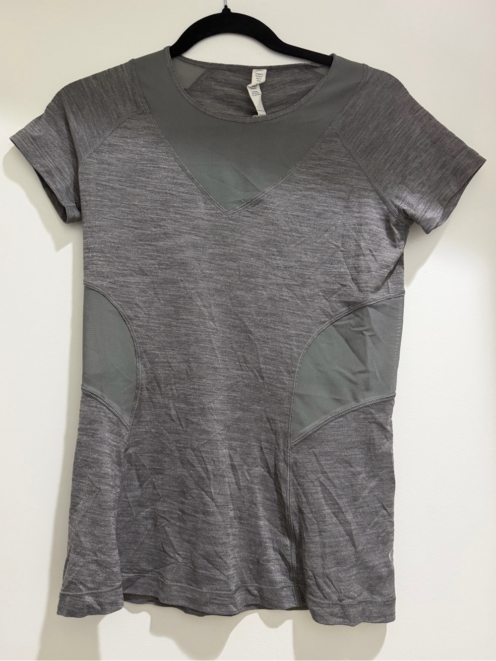 lululemon athletica Heathered Gray Short-Sleeve Performance Tee